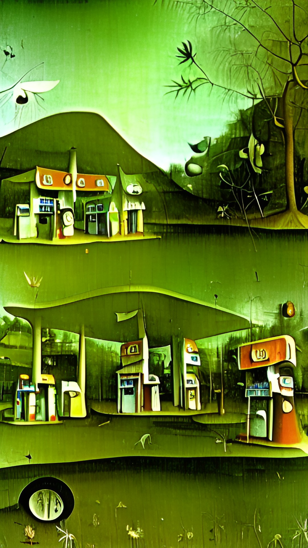 gas station, hieronymus bosch preview