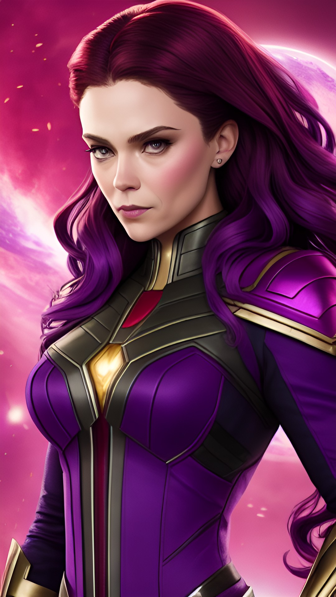 Scarlet Thanos - thanos fused with scarlet witch ultrarealistic hd cinematic preview