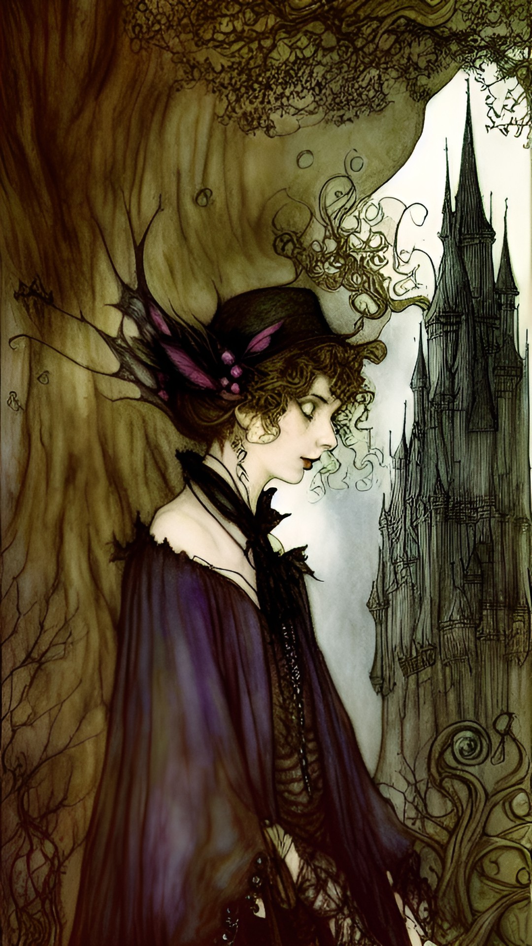 arthur rackham, fairy, tim burton’s animation style preview