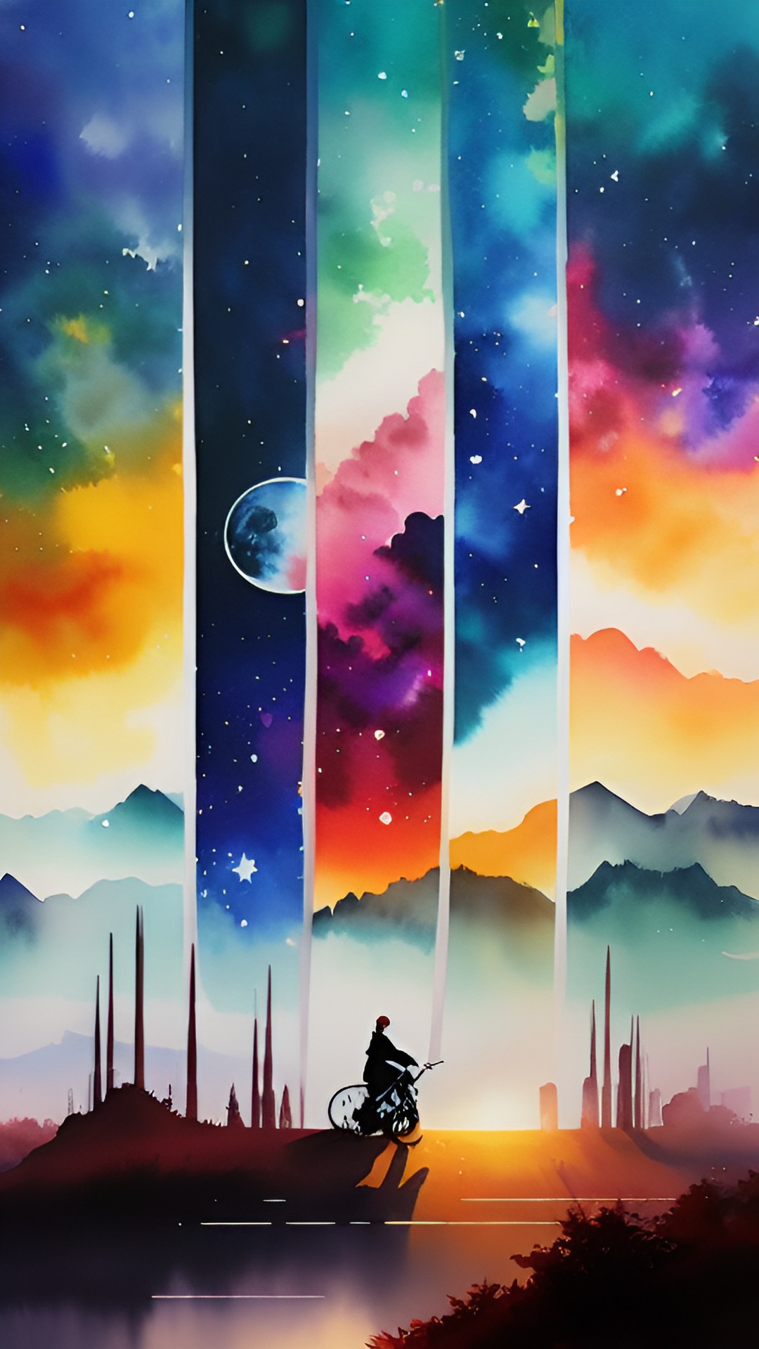 Cycling The Universe - the universe tarot card preview