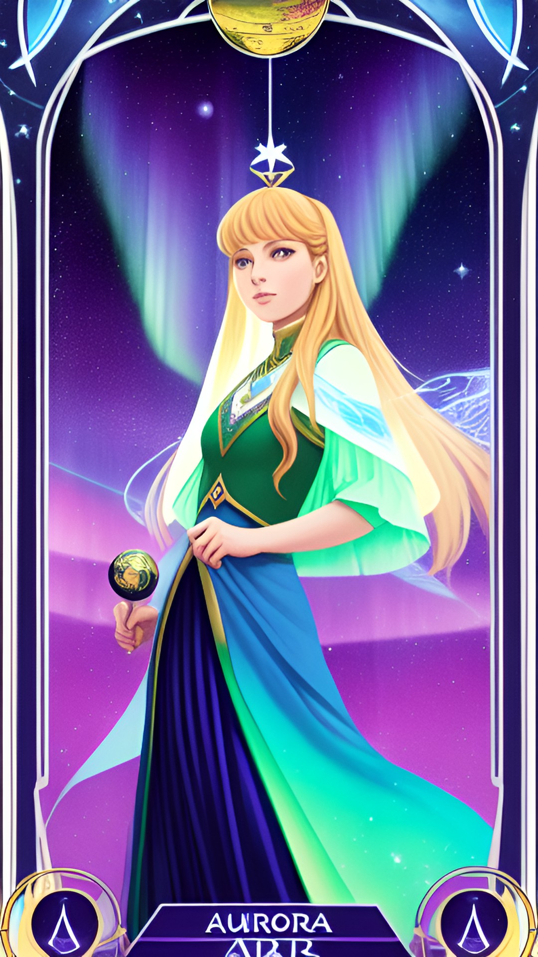 Aurora Tarot - aurora tarot card preview