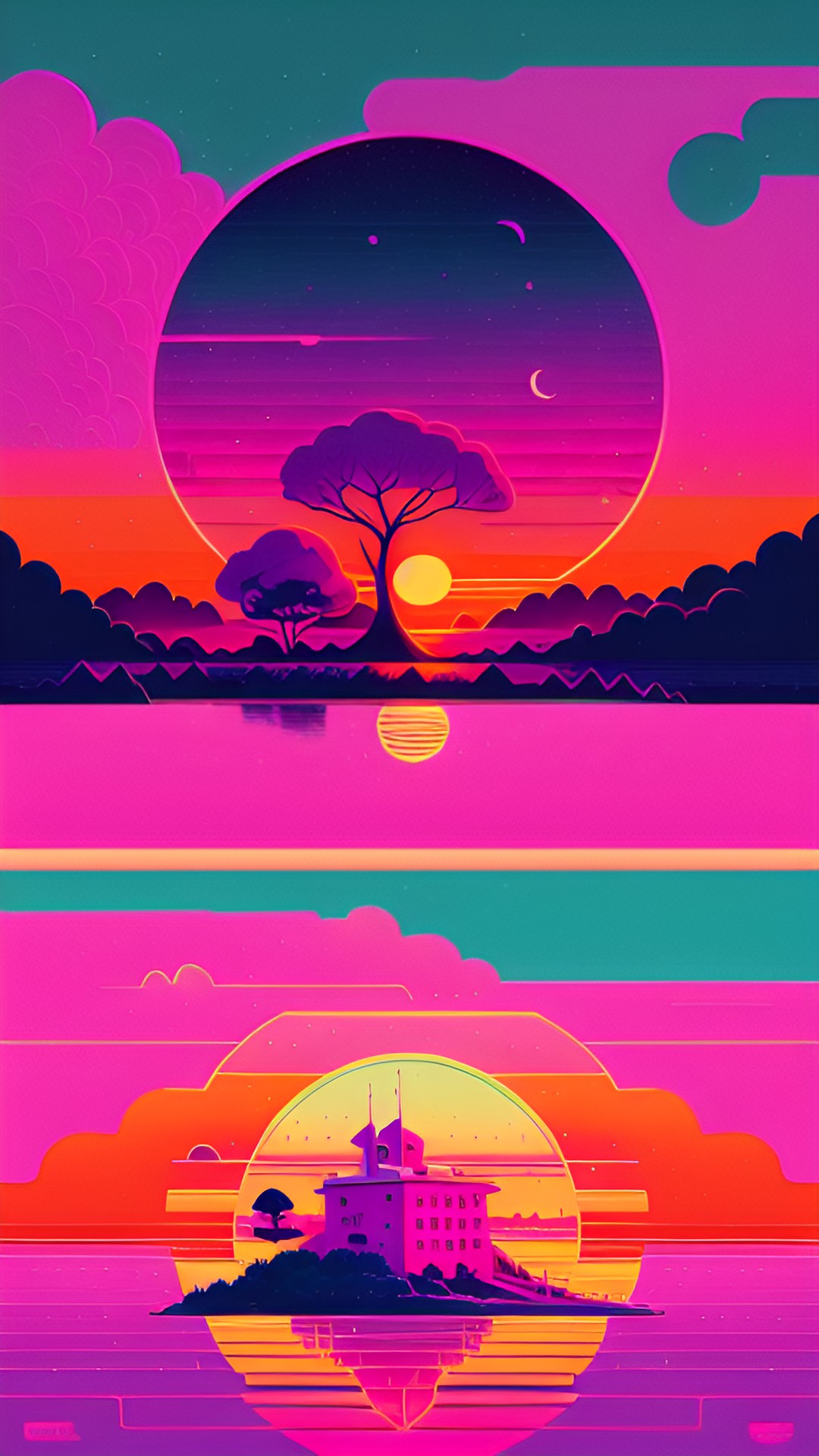 pink sunset preview