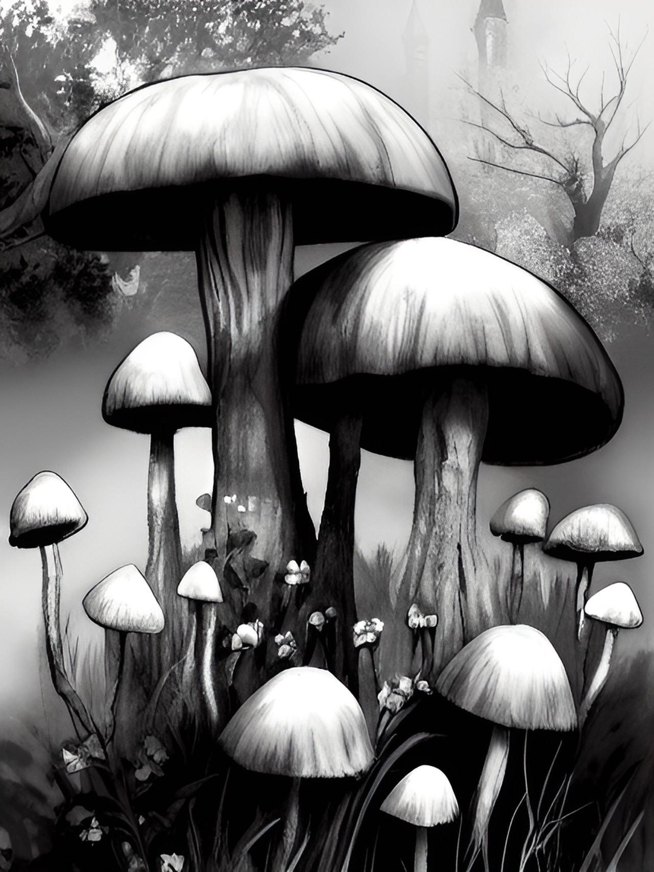 Shrooms 3 - fairytale mushrooms preview