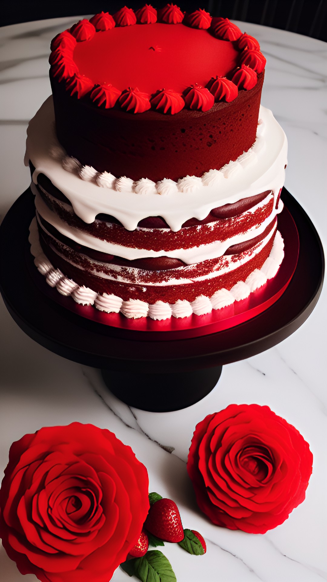 red cake preview