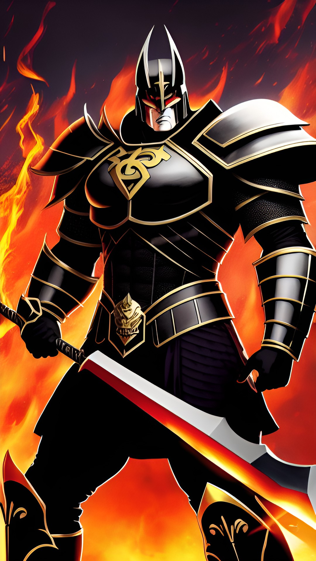 ares dc - ares from dc comics with a menacing expression, armor and a huge battle axe. he stands ready for combat, with smoke and flames in the background. preview