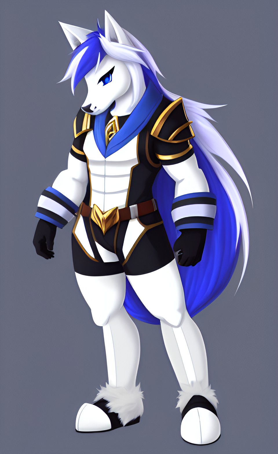 uploaded on e621 furry art anthro shining armor male preview