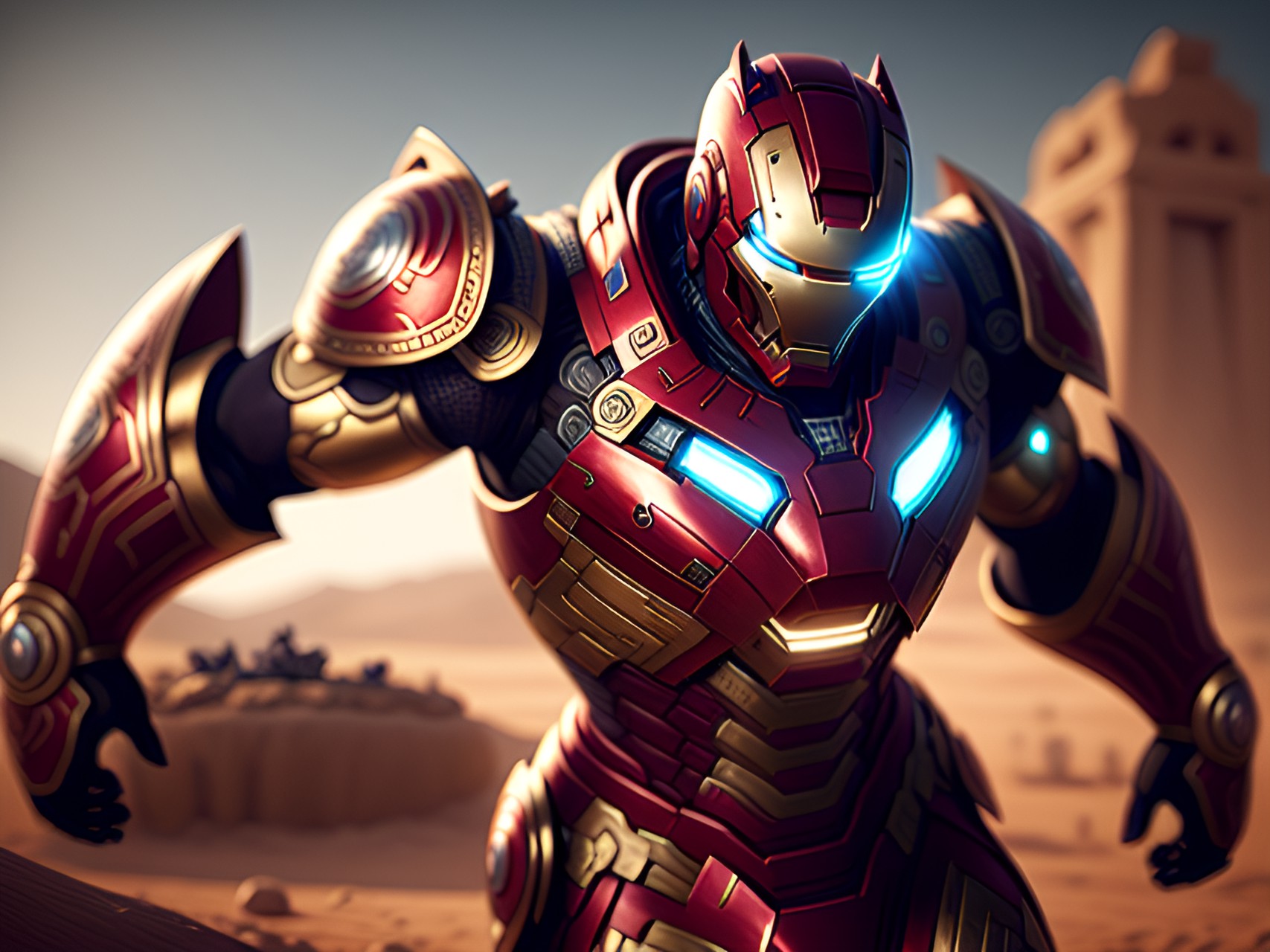 ironman in ancient sparta as a warrior. intricately detailed. cinematic lighting. sharp focus preview