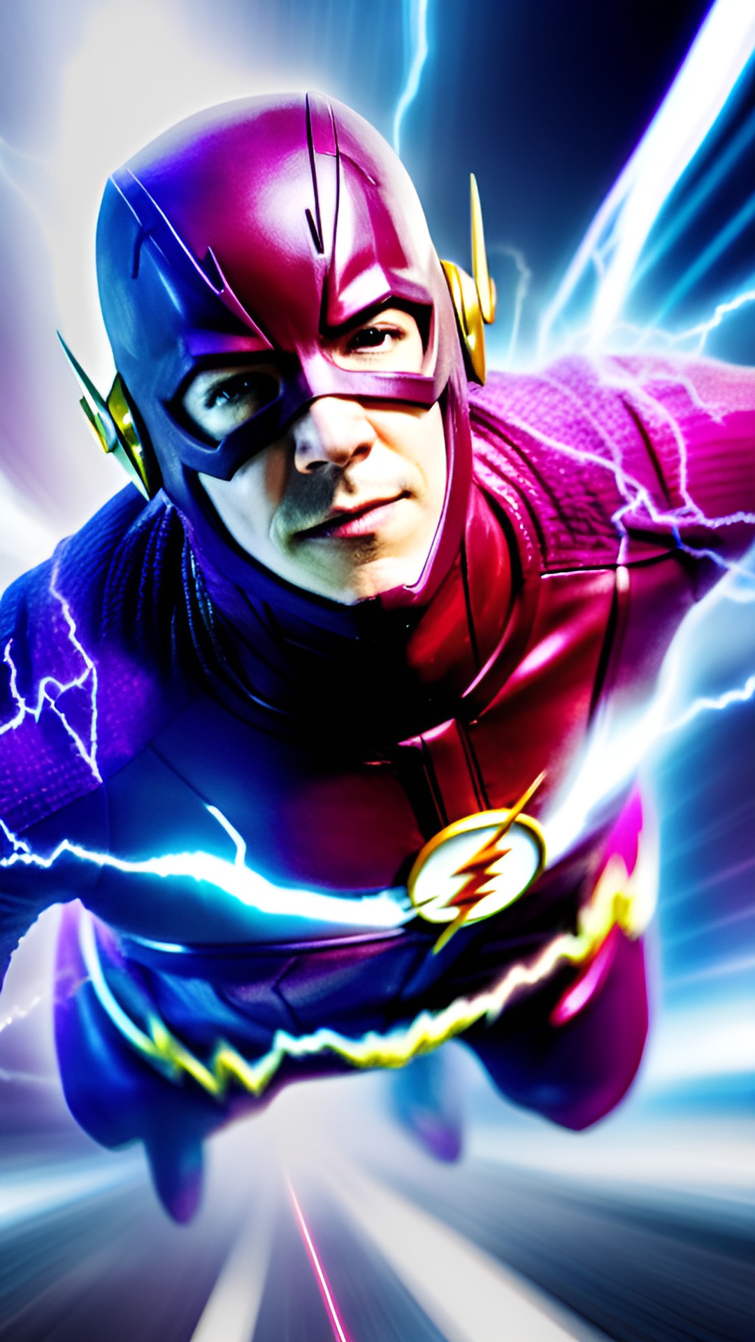 the flash with purple ligtning preview