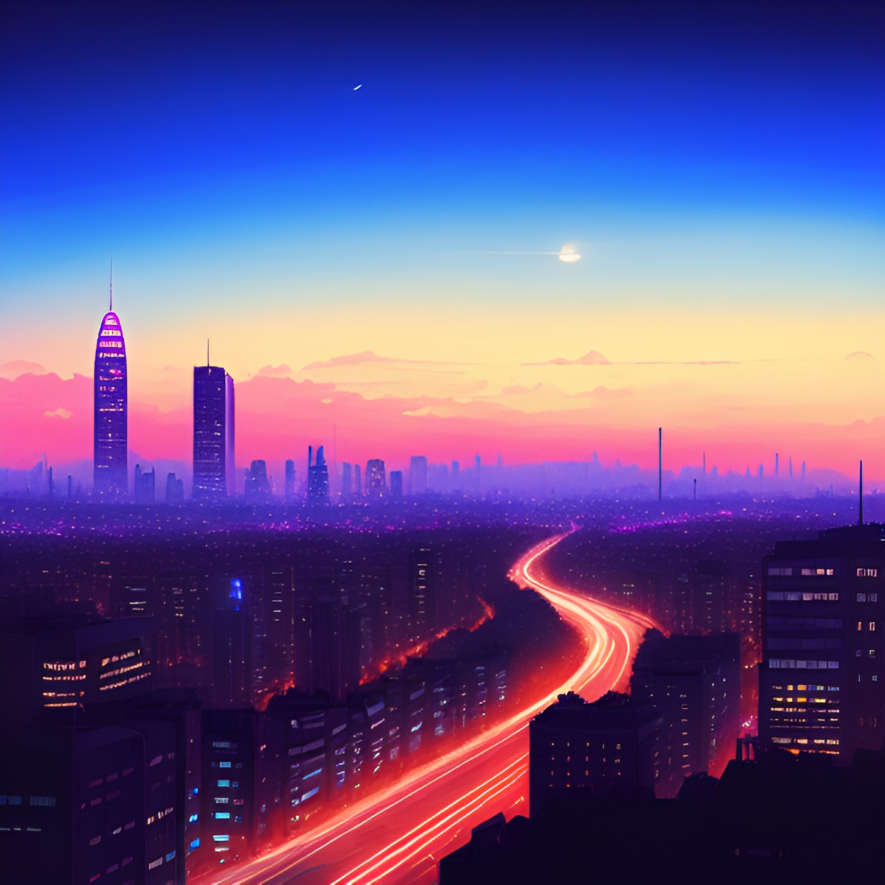 night city panorama preview