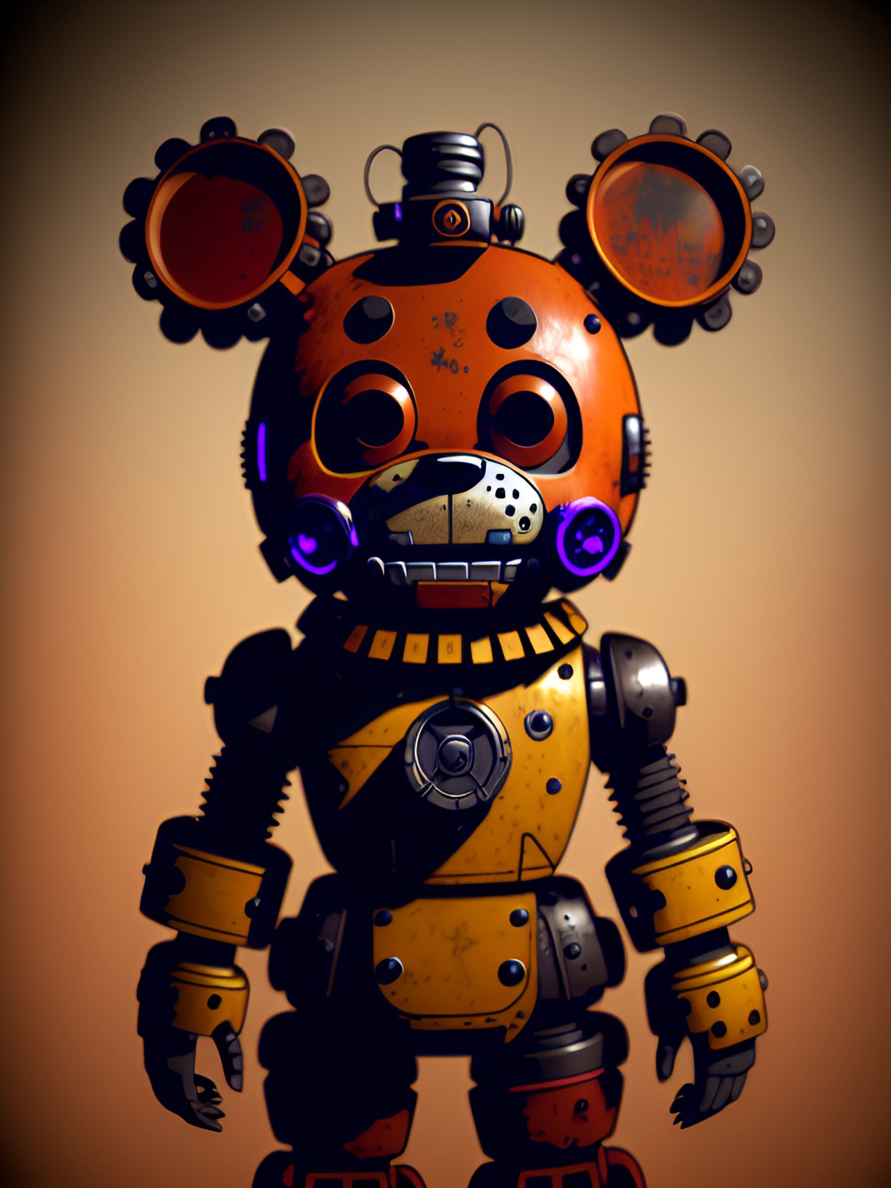 old rusty abandoned animatronic, dusty, lonely, fnaf, five nights at freddy’s preview