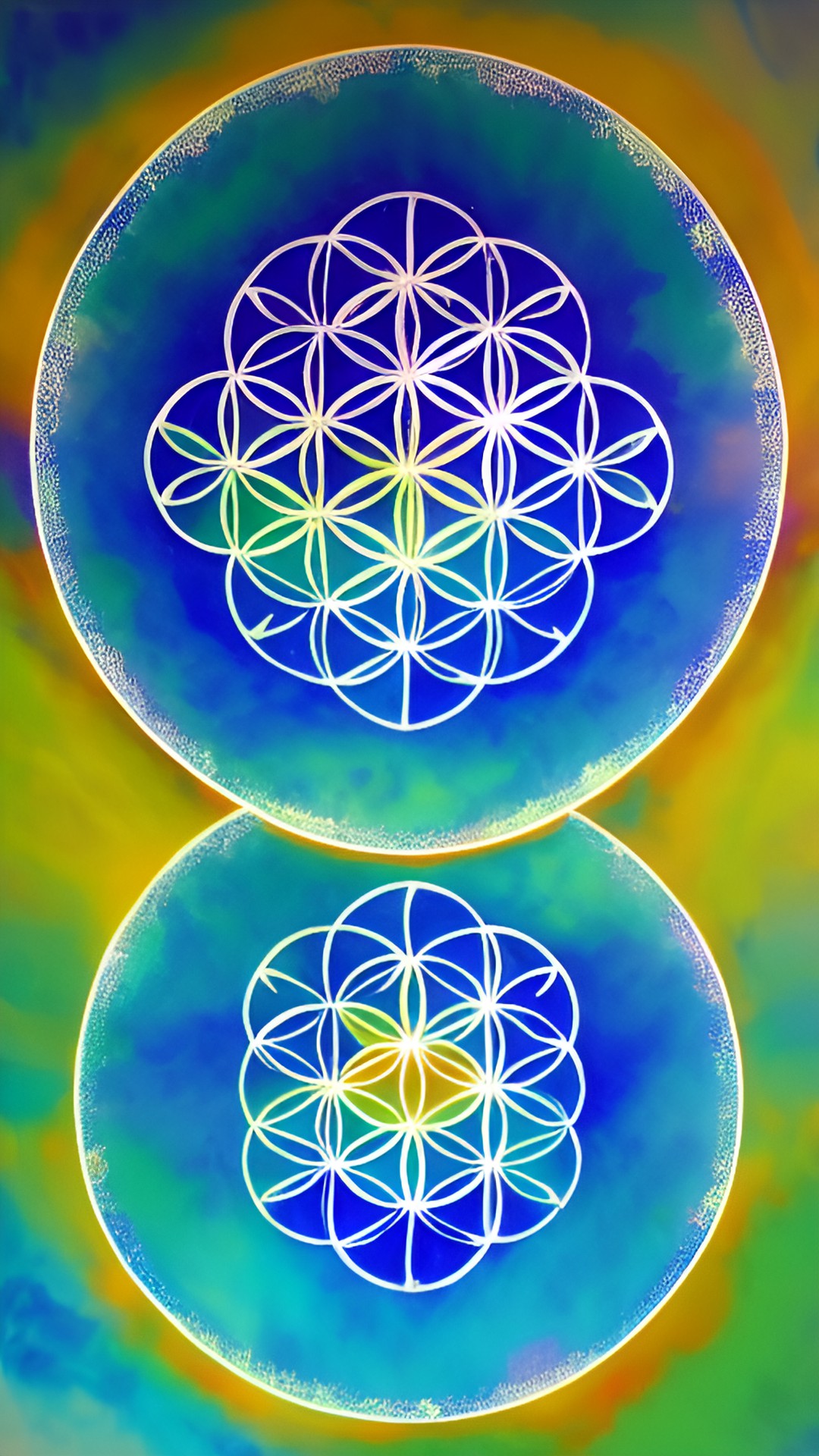 flower of life in water preview