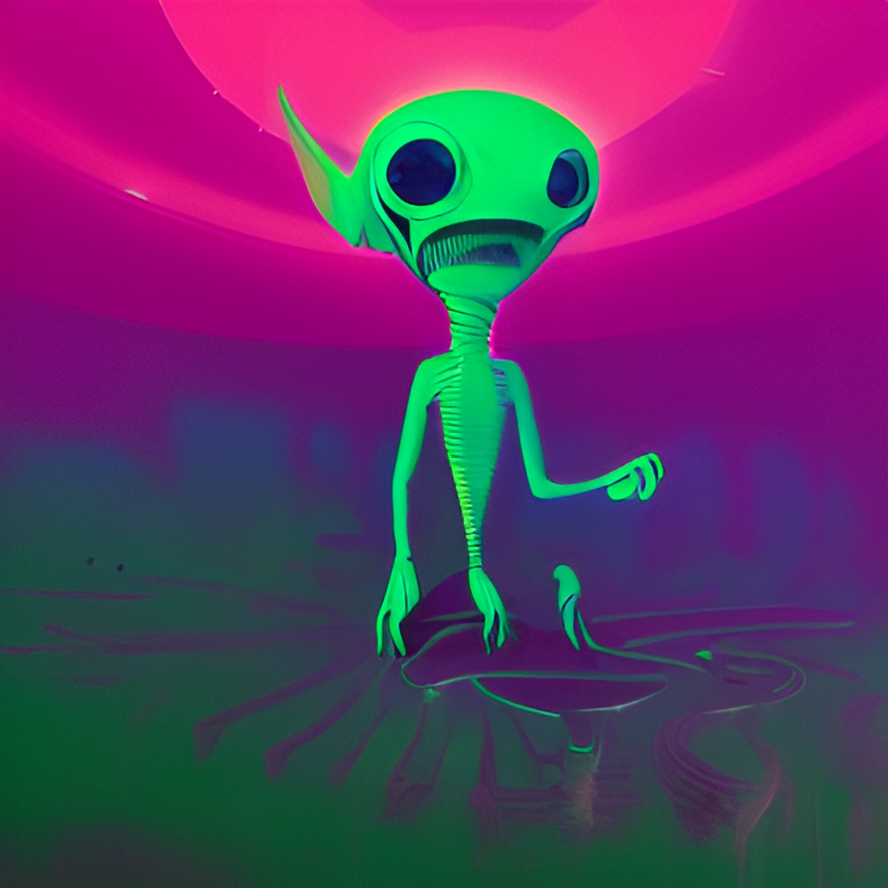 Psychedelic Alien - psychedelic alien preview