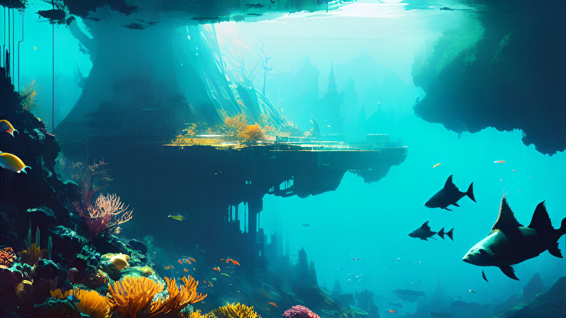 dynamic underwater landscape preview