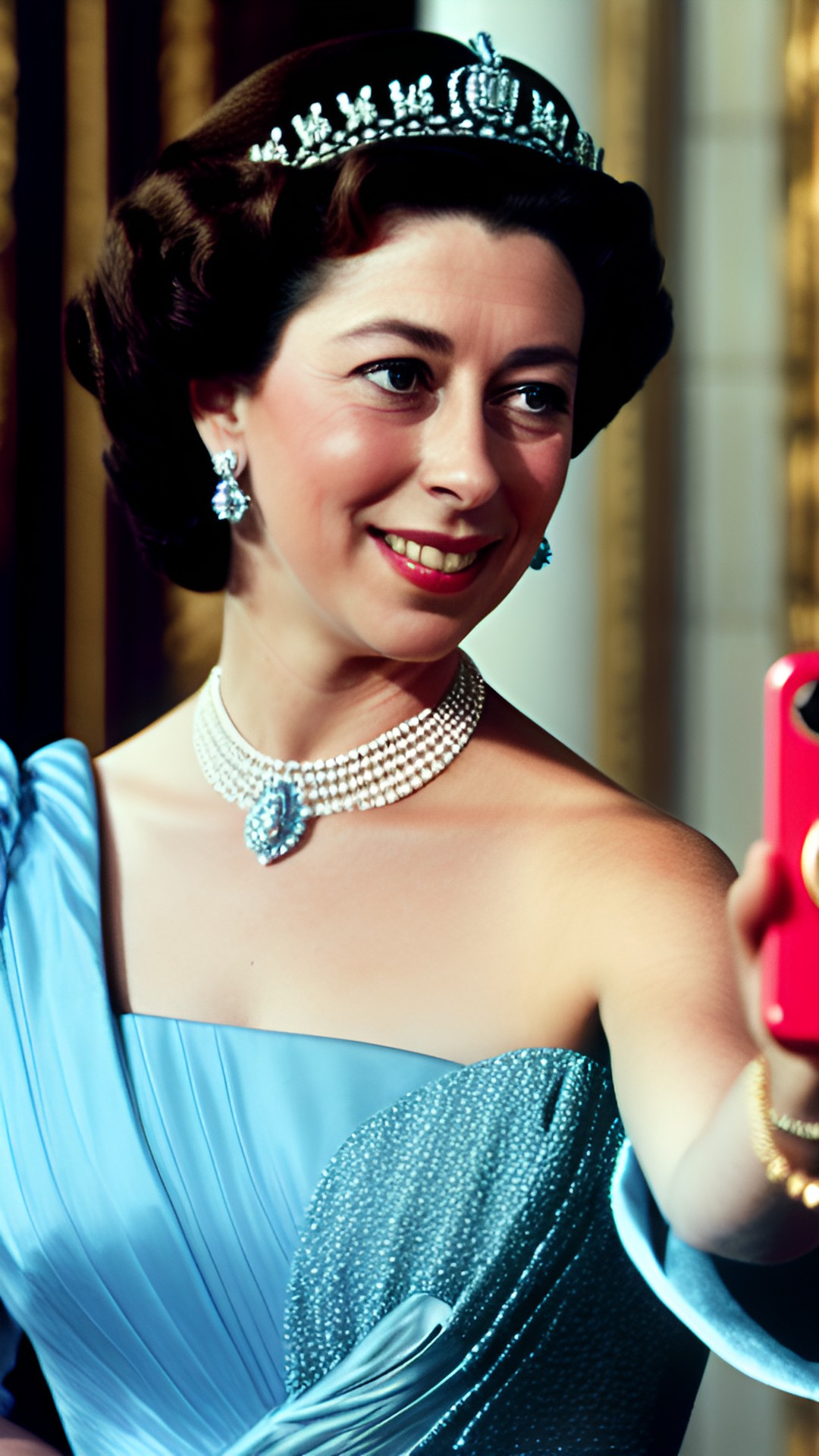 princess margaret taking a selfie preview