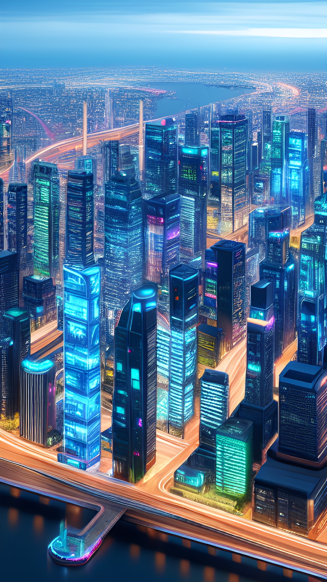 futuristic city preview