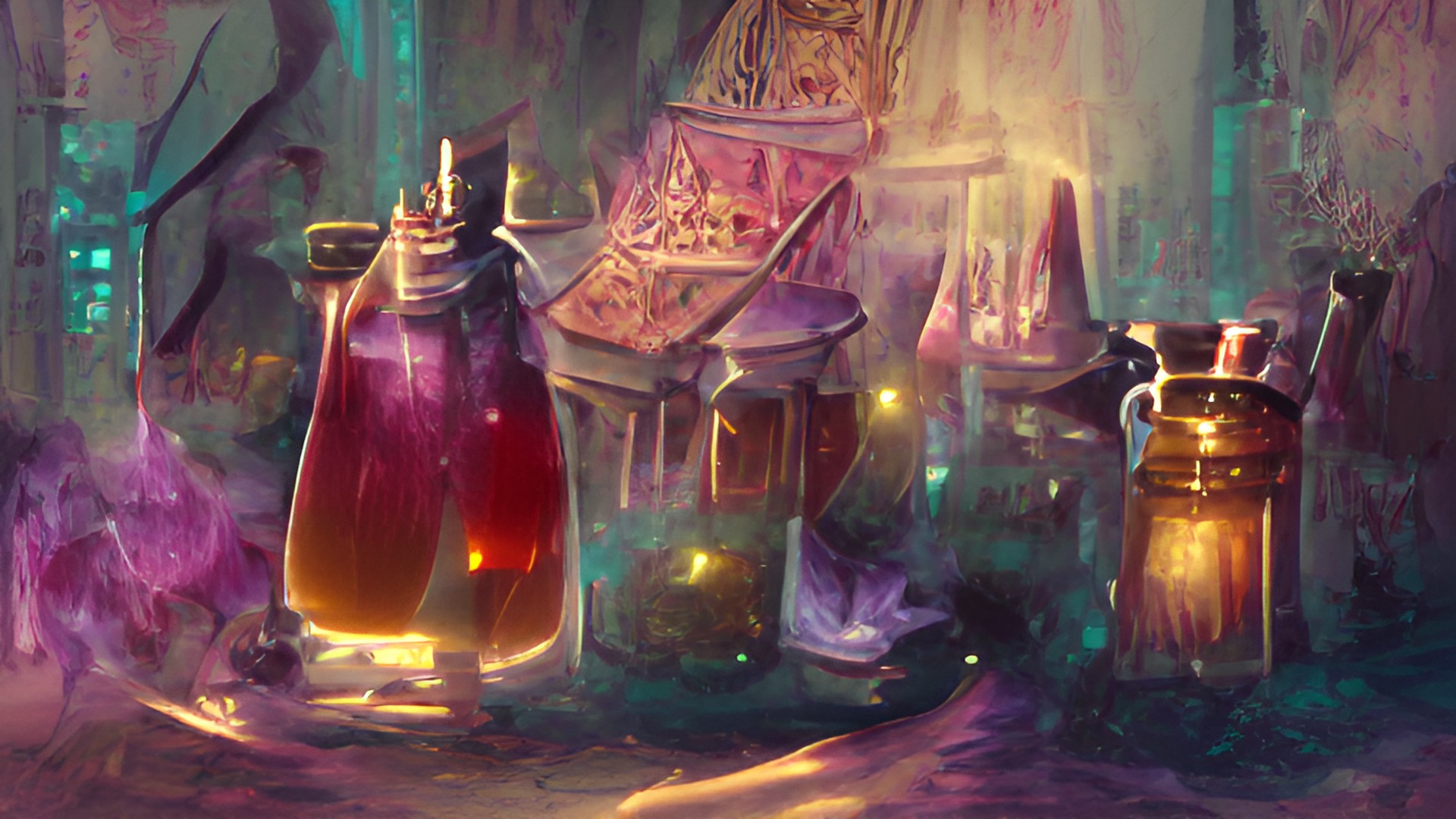 magical potions at the sorceress cafe preview