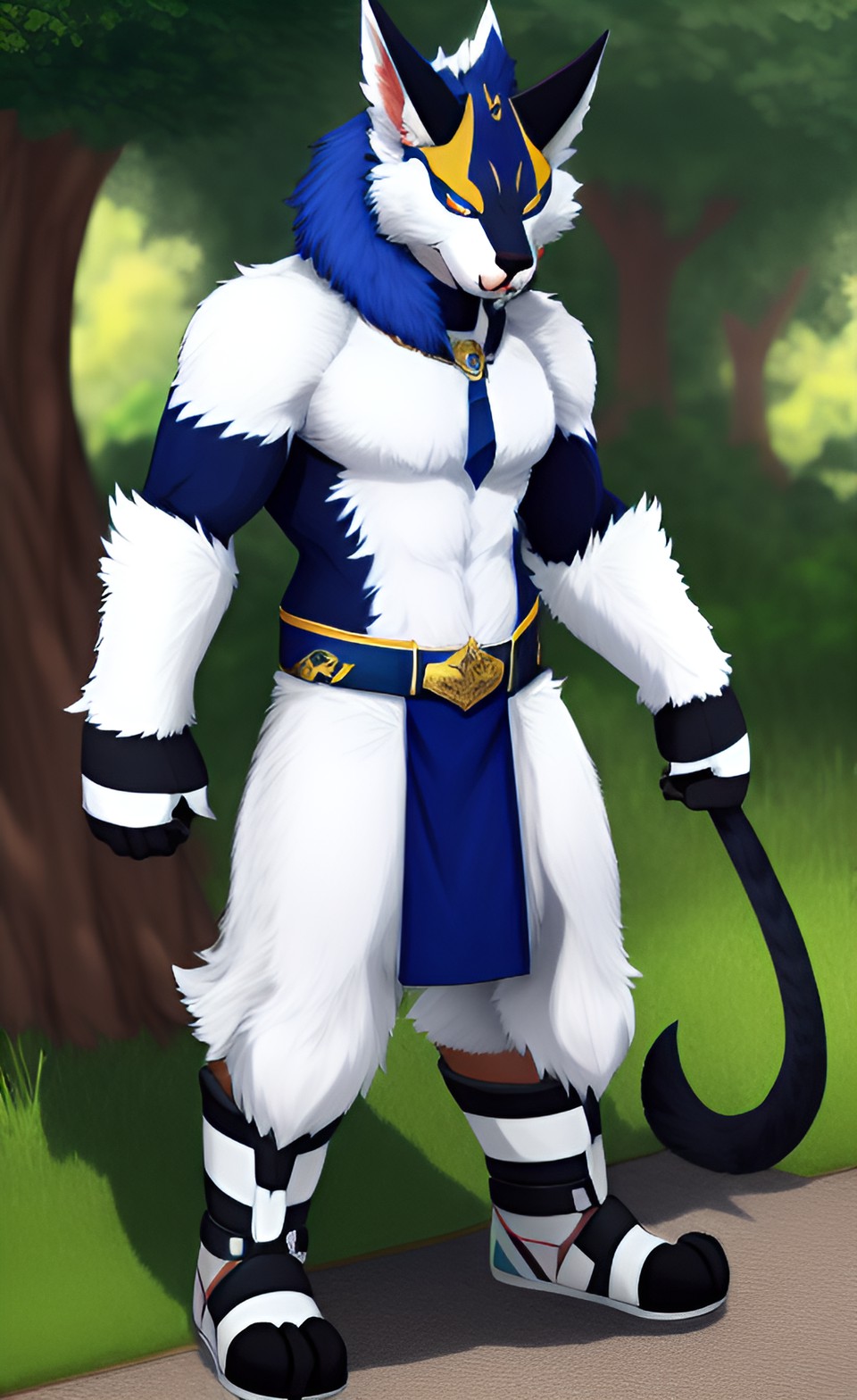 uploaded on e621 furry art anthro male miraidon preview