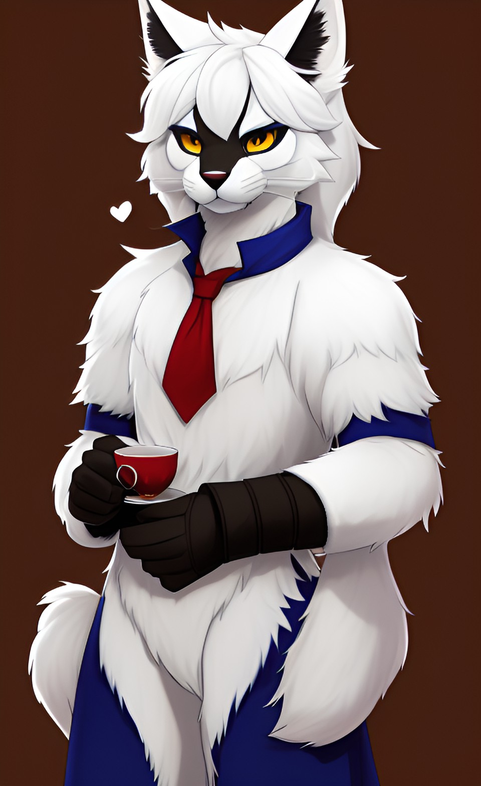 uploaded on e621 furry art anthro male tea preview