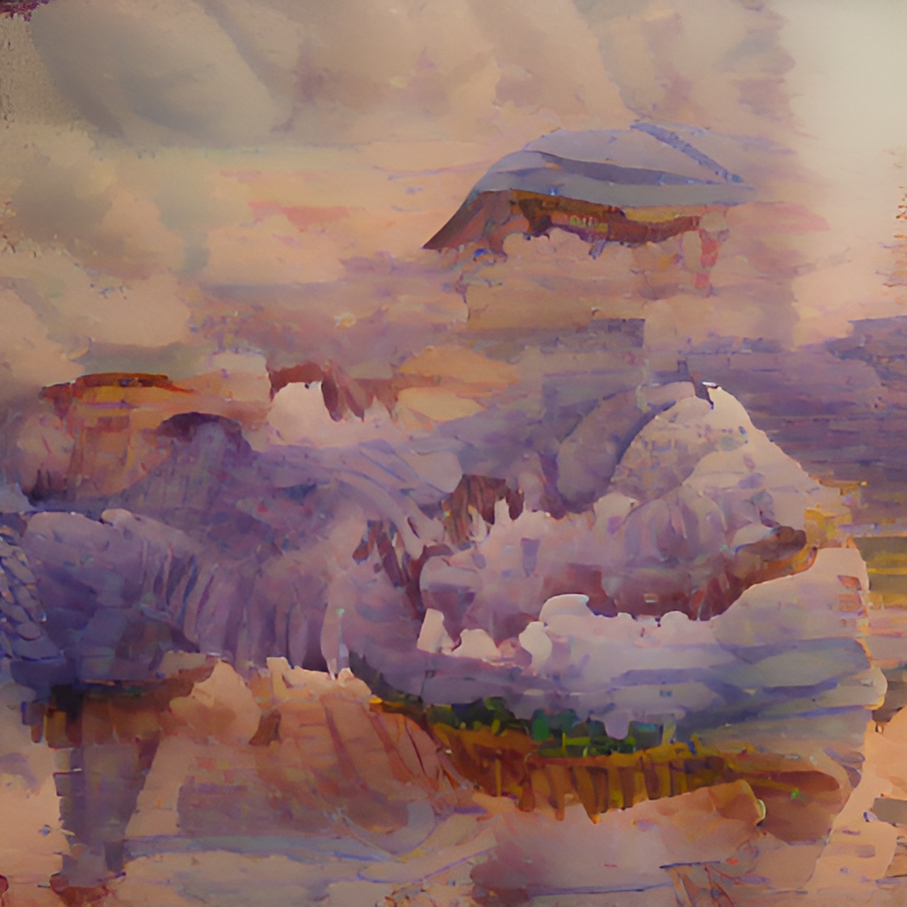 cliffs in the clouds preview