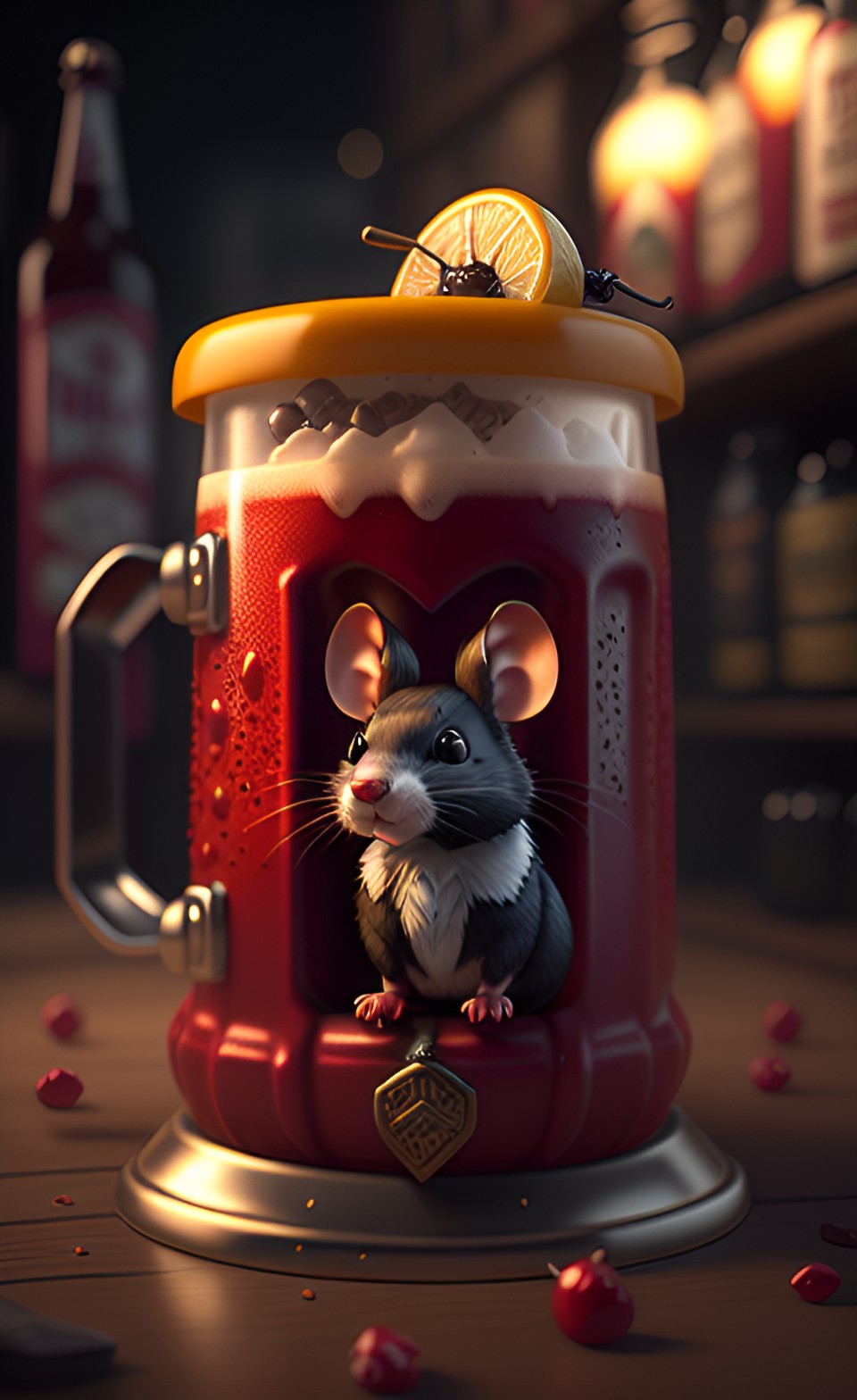 rats in bloody beer stein preview