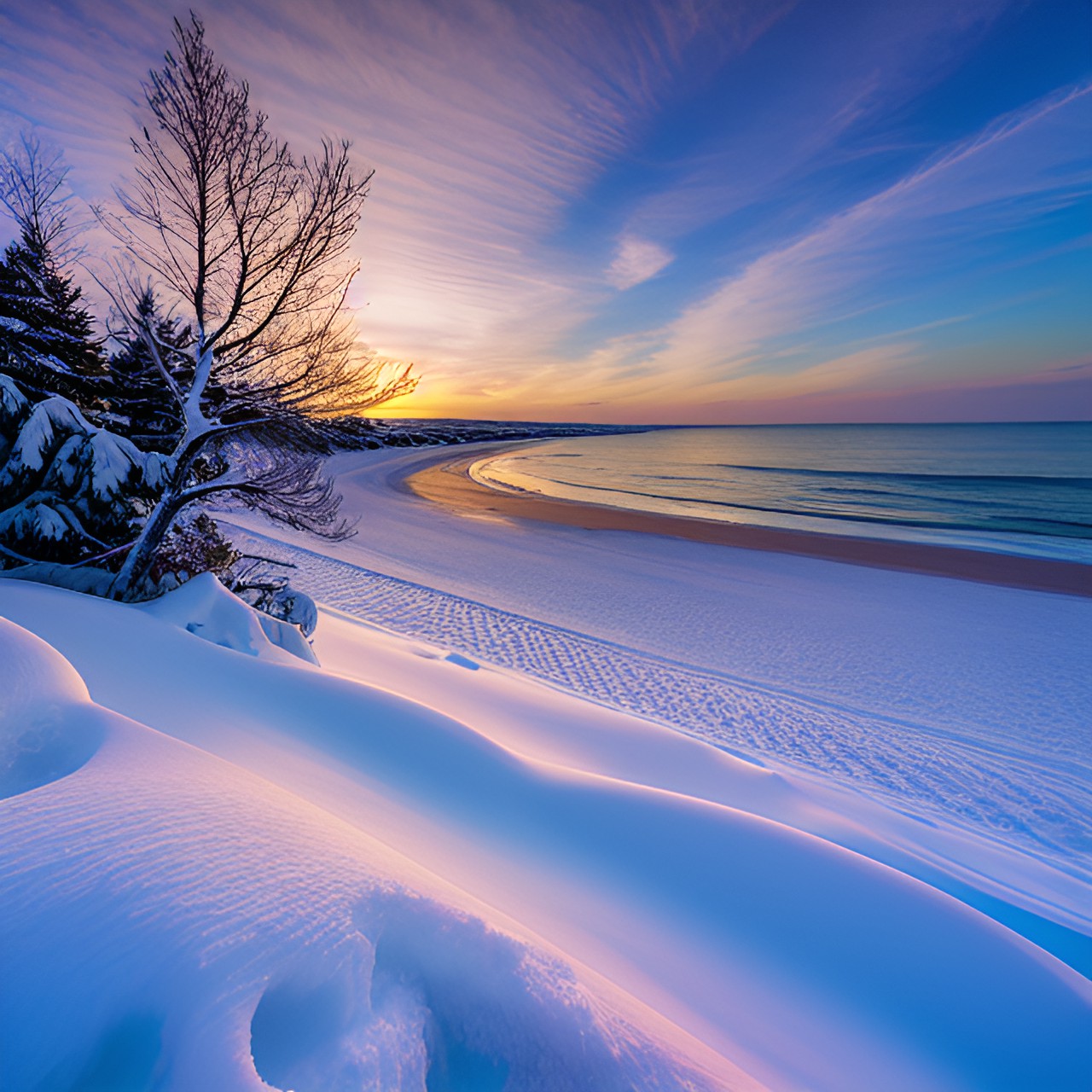 snow on the beach preview