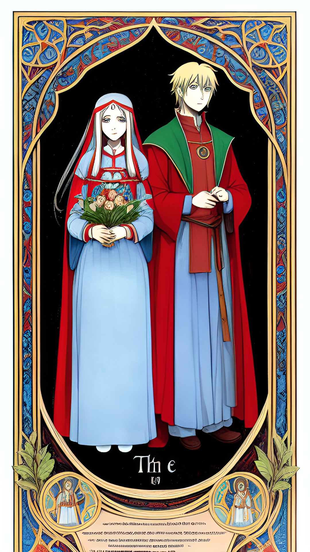 dante and beatrice, the divine comedy, anime version preview