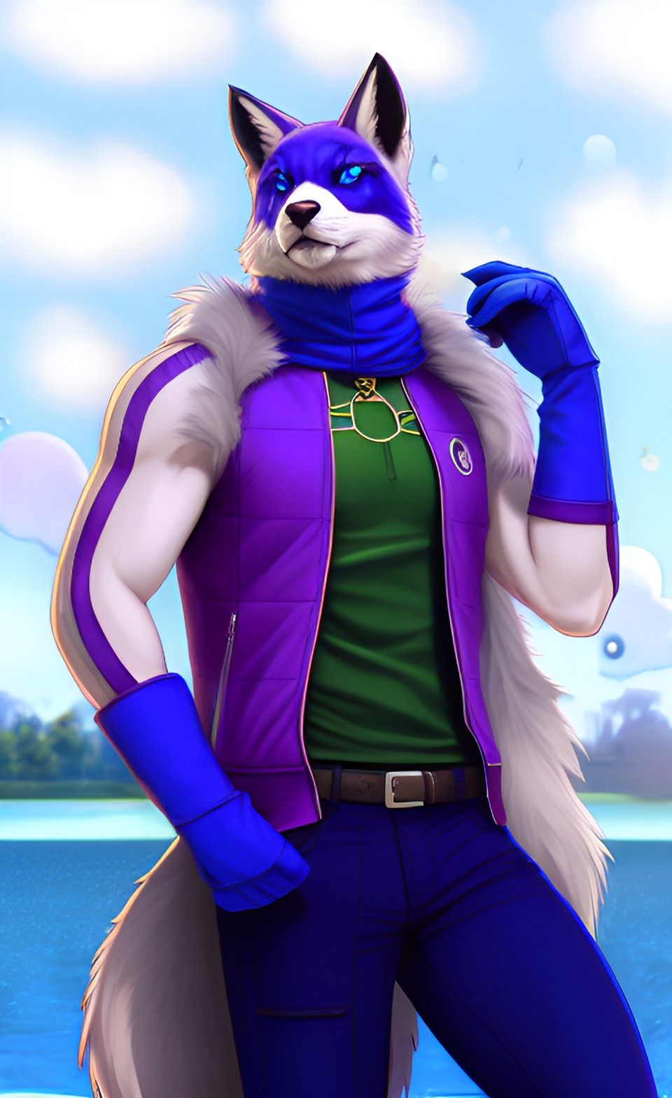 uploaded on e621 furry art anthro male preview