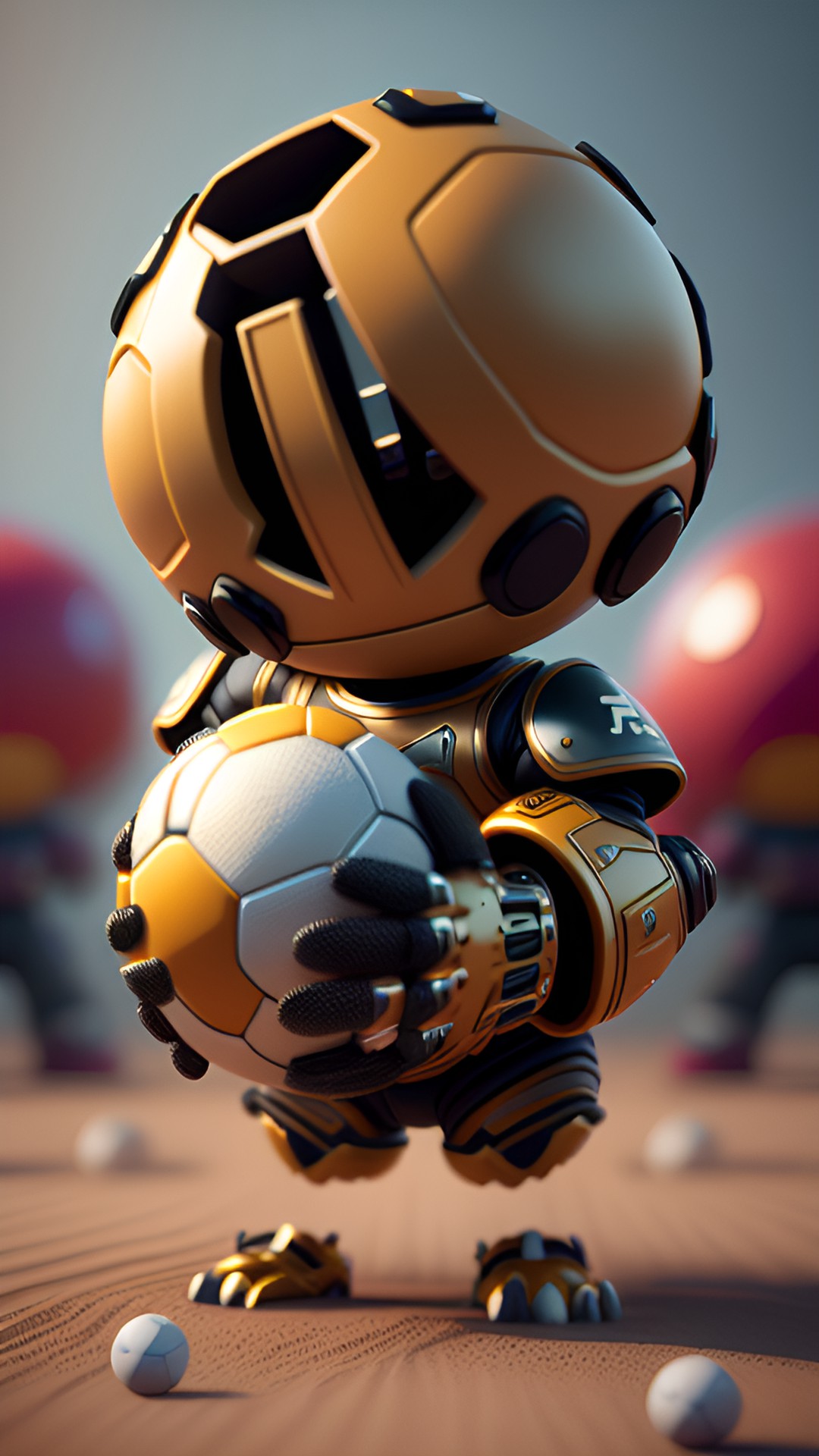 mechanical hands catch a ball, vfx preview