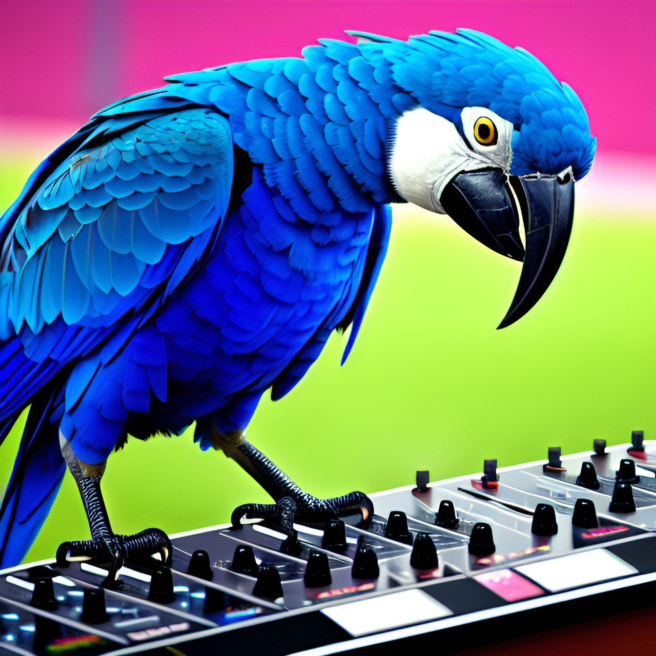 a hyacinth macaw dj preview