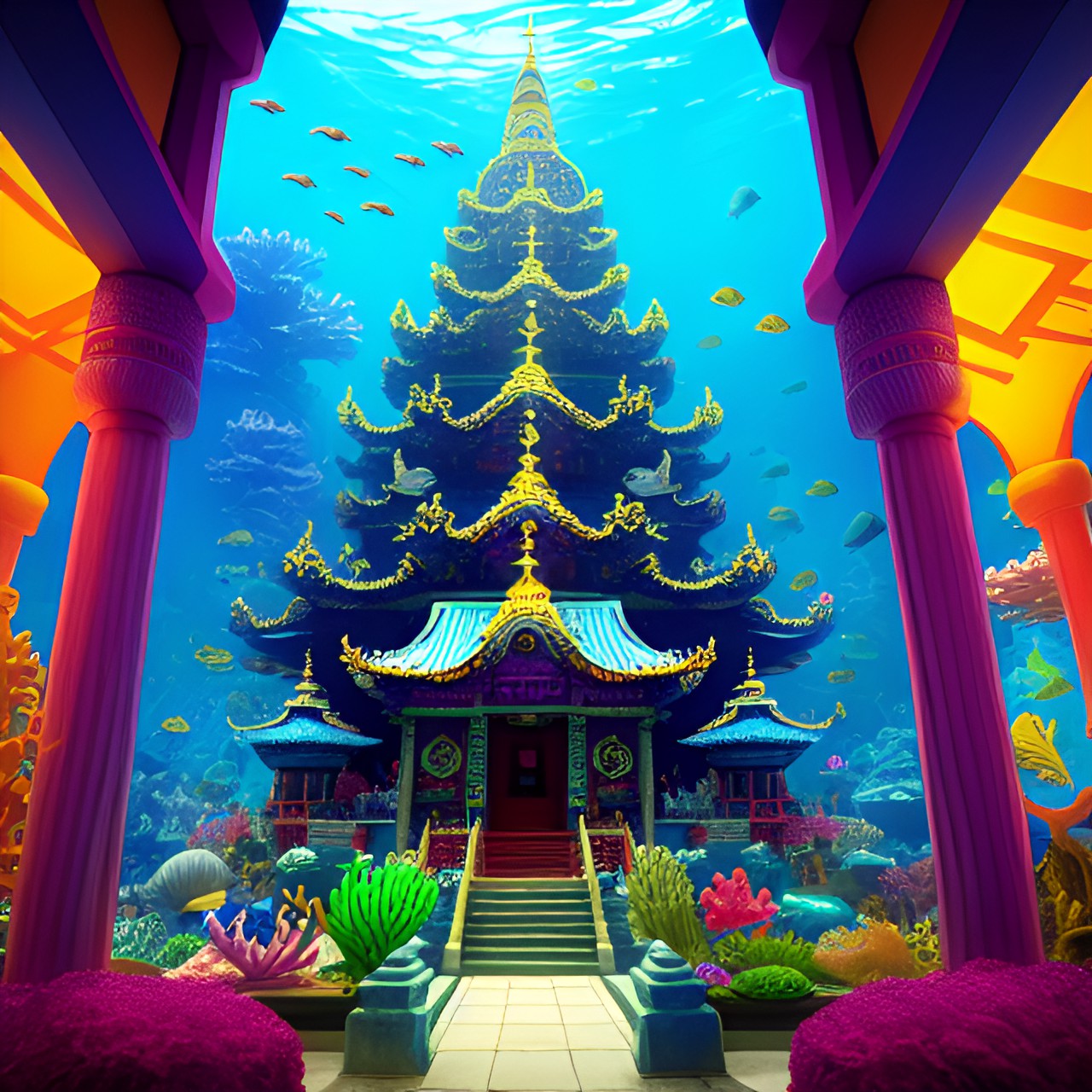 temple under the sea preview