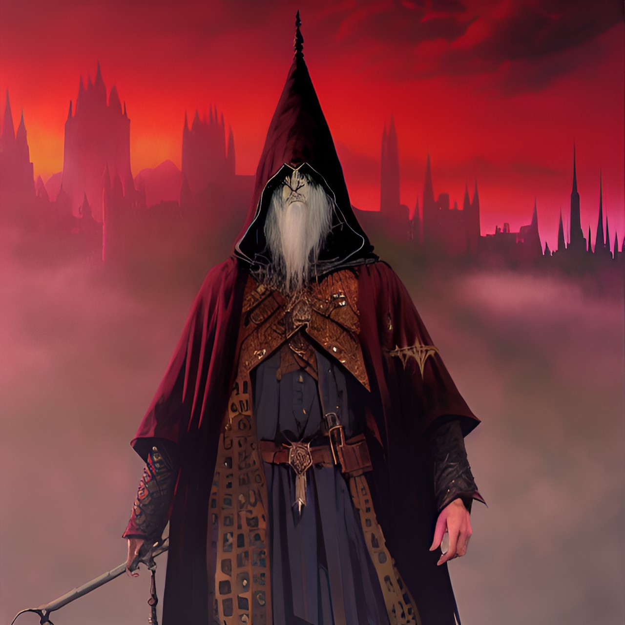 nazgul with magic staff preview