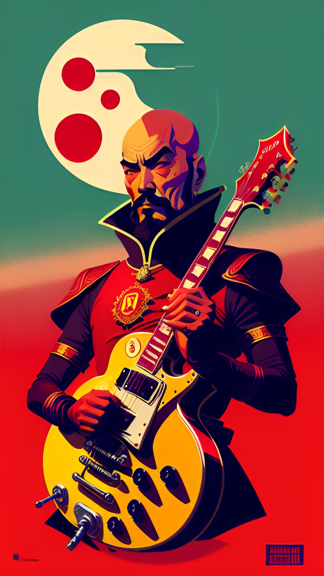 ming the merciless playing a gibson les paul preview