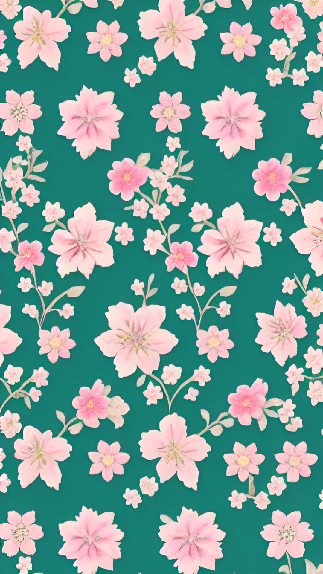 vintage delicate soft boho shabby chic victorian flowers pattern preview