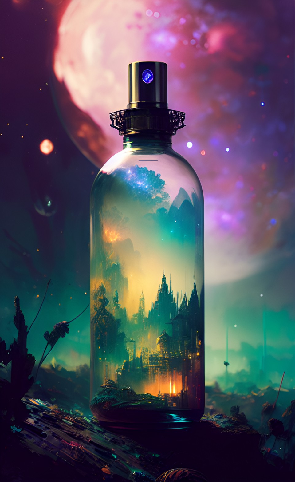 Galaxy in a bottle 30 - galaxy in a bottle preview