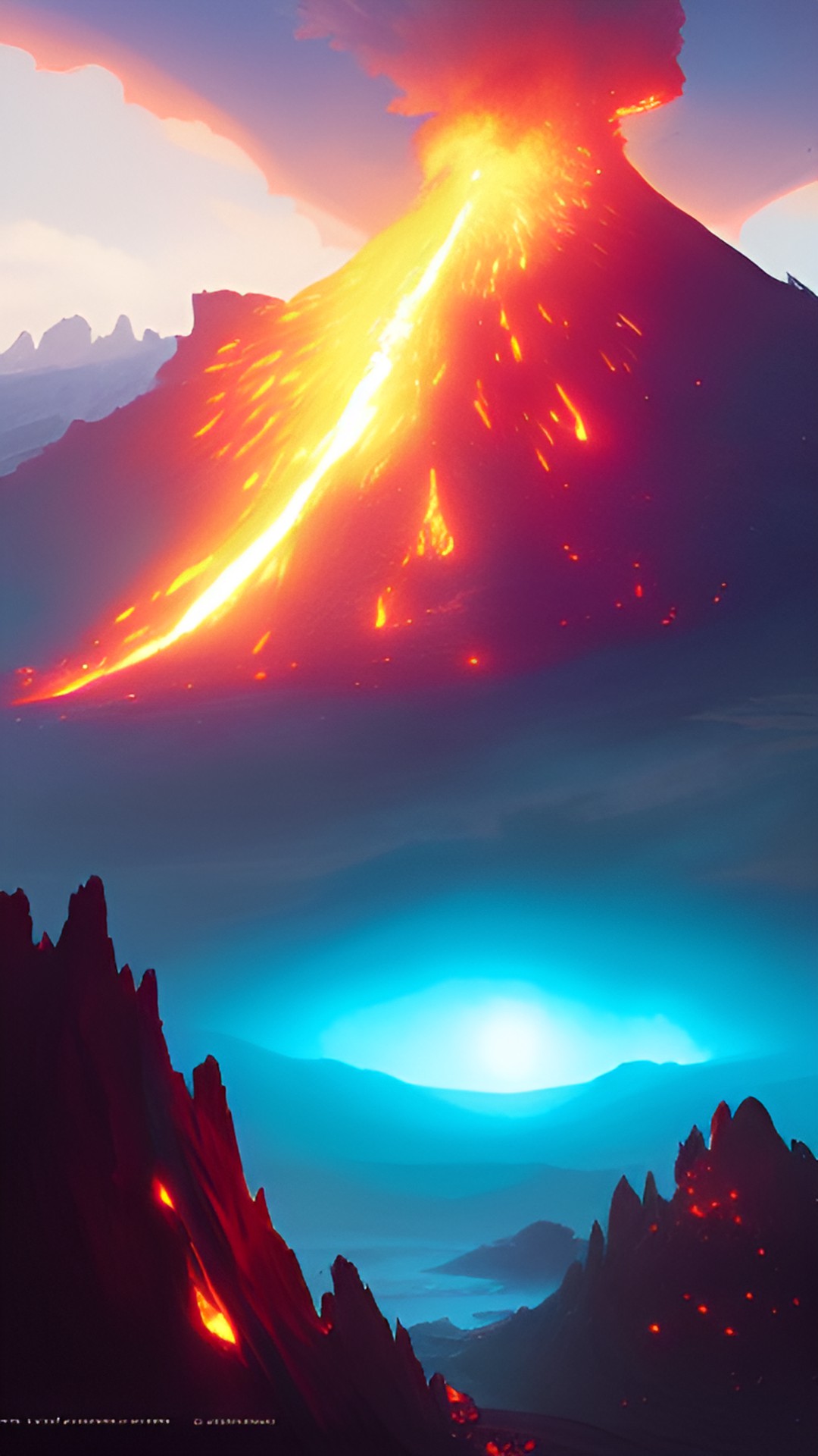 The volcano - volcanic eruption preview