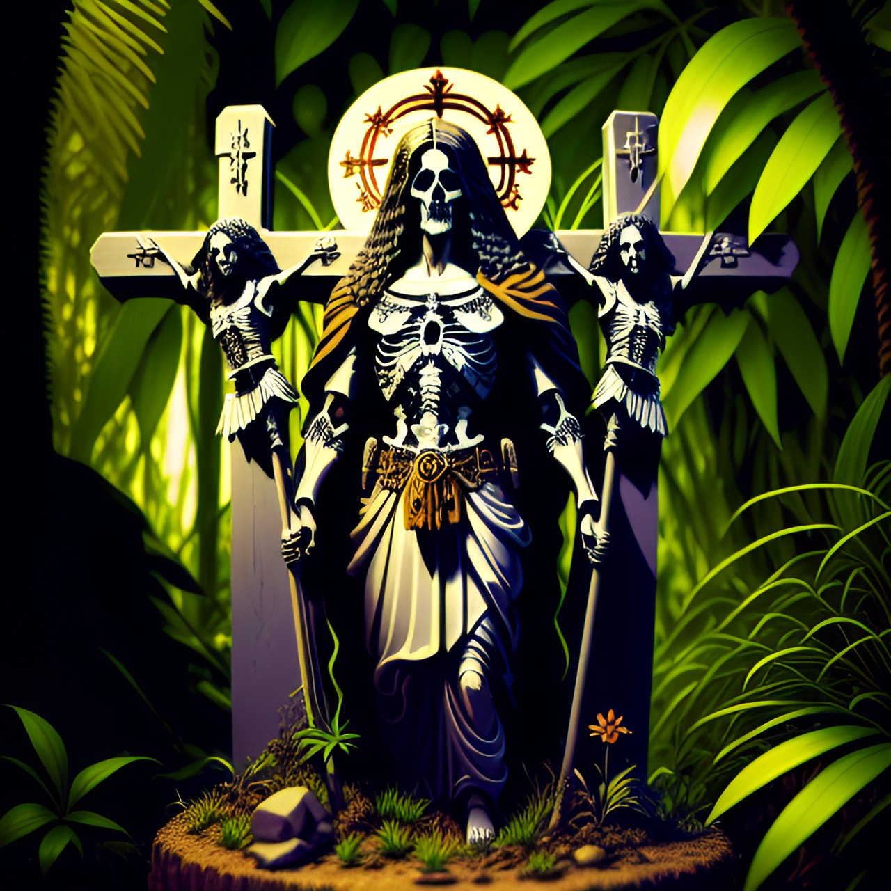 skeletal jesus christin the jungle: holy cross preview