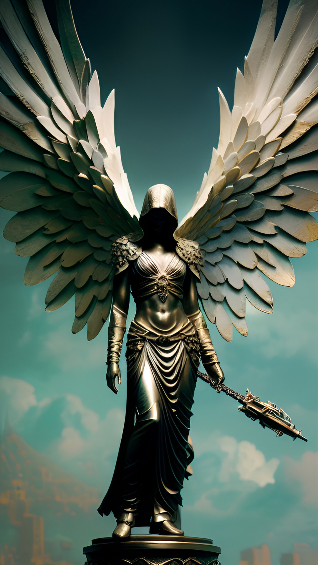 angel statue preview