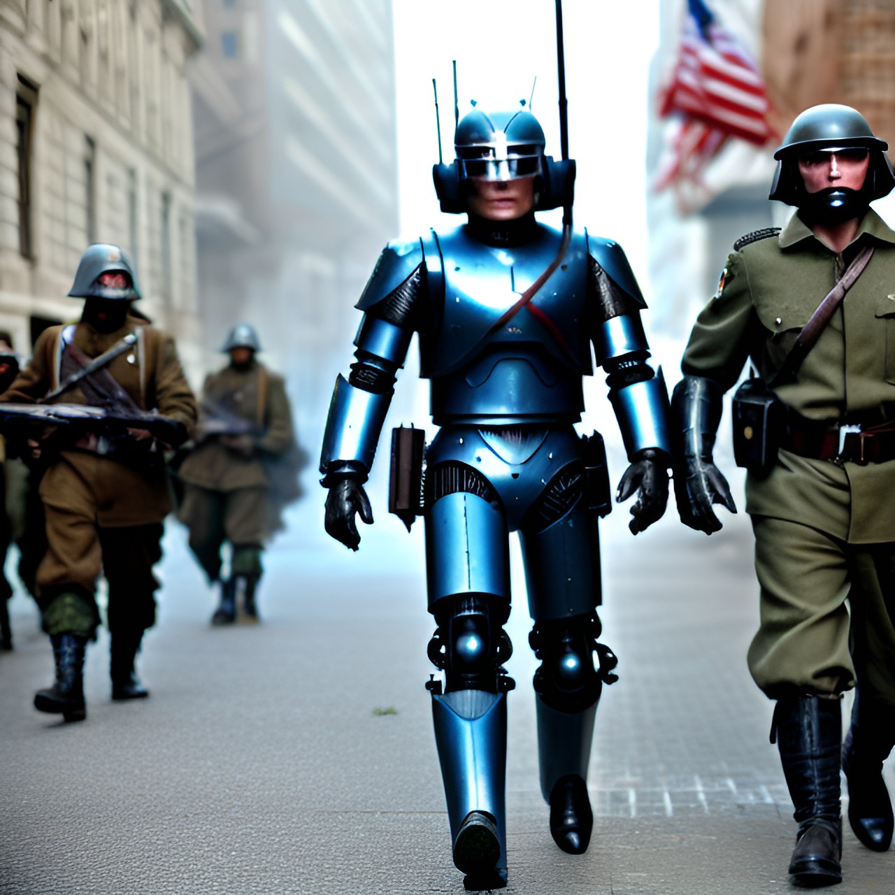 world war 2 invasion robocop sci fi preview