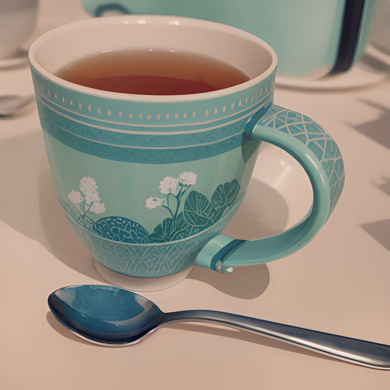 tea with sugar and a touch of lime preview