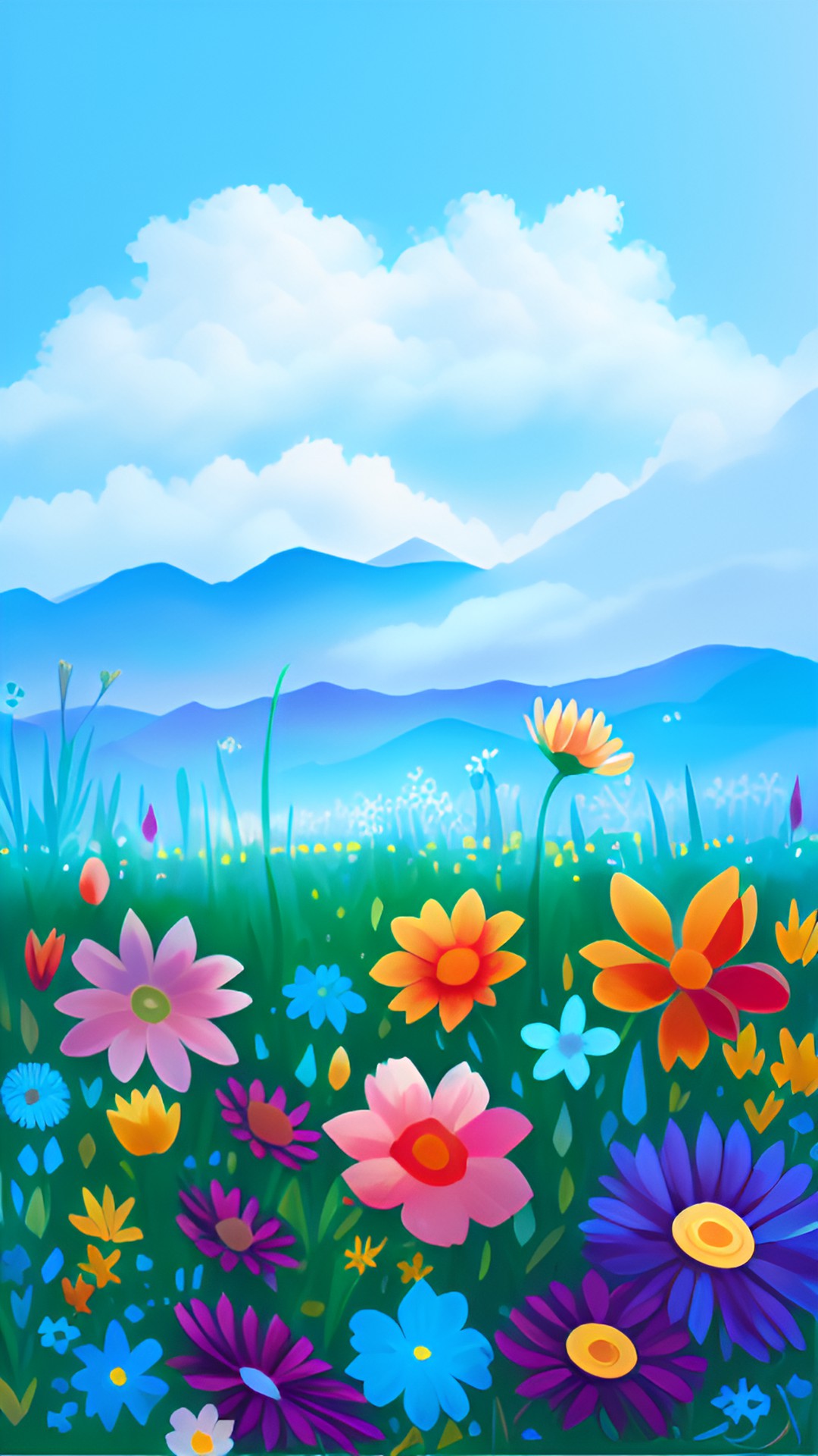 field of flowers preview