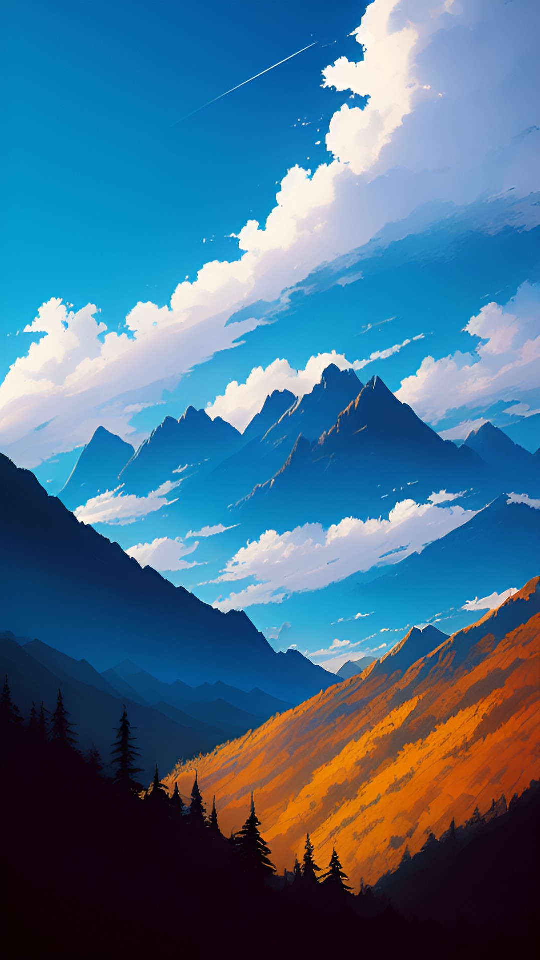 «sky and mountains» preview