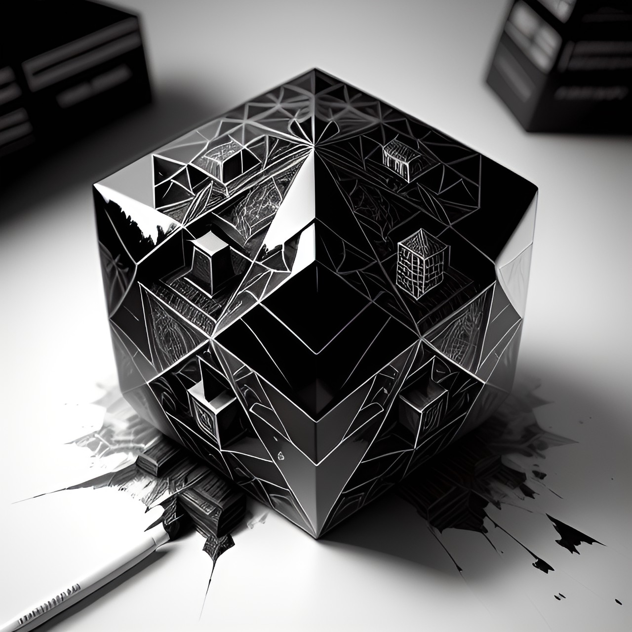 3d labyrinth dodecahedral tesseract preview