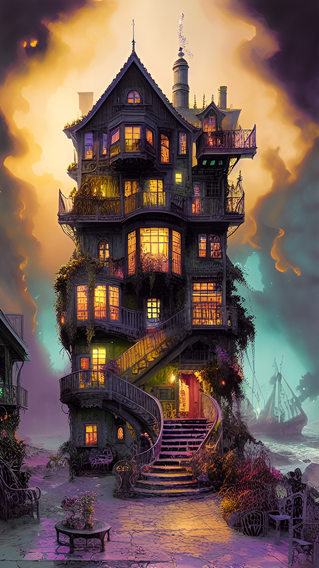 barbie's lovecraftian innsmouth beach nightmare house full of eldritch horrors and tentacle monsters preview