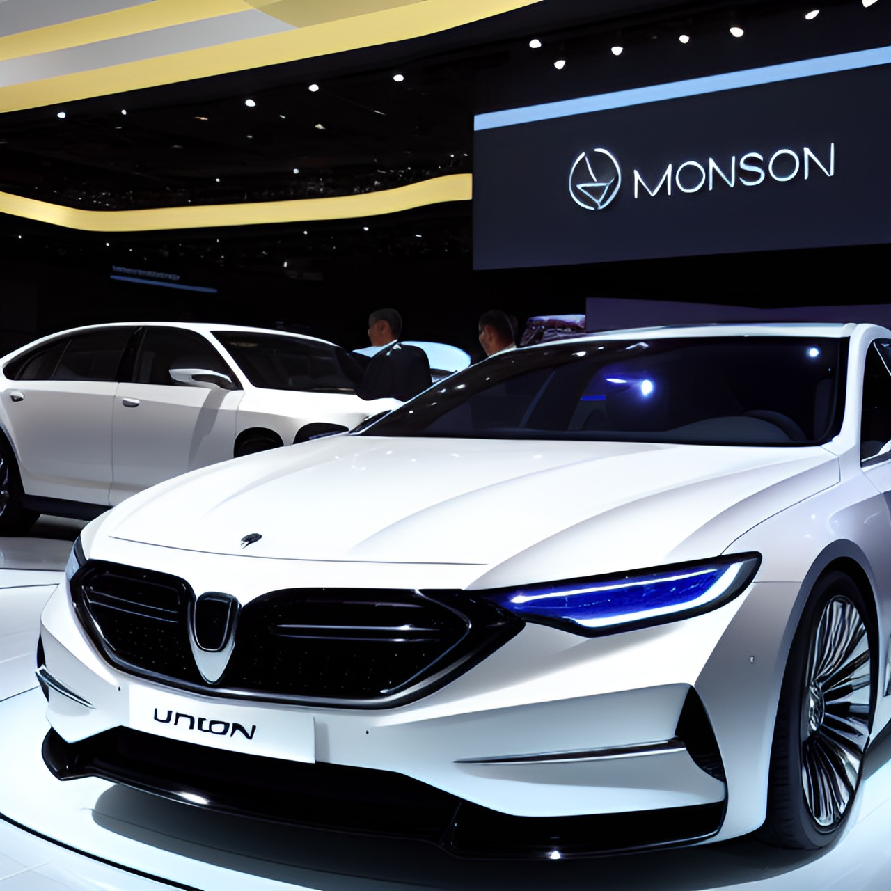 luxury saloon sedan, futuristic unique concept preview