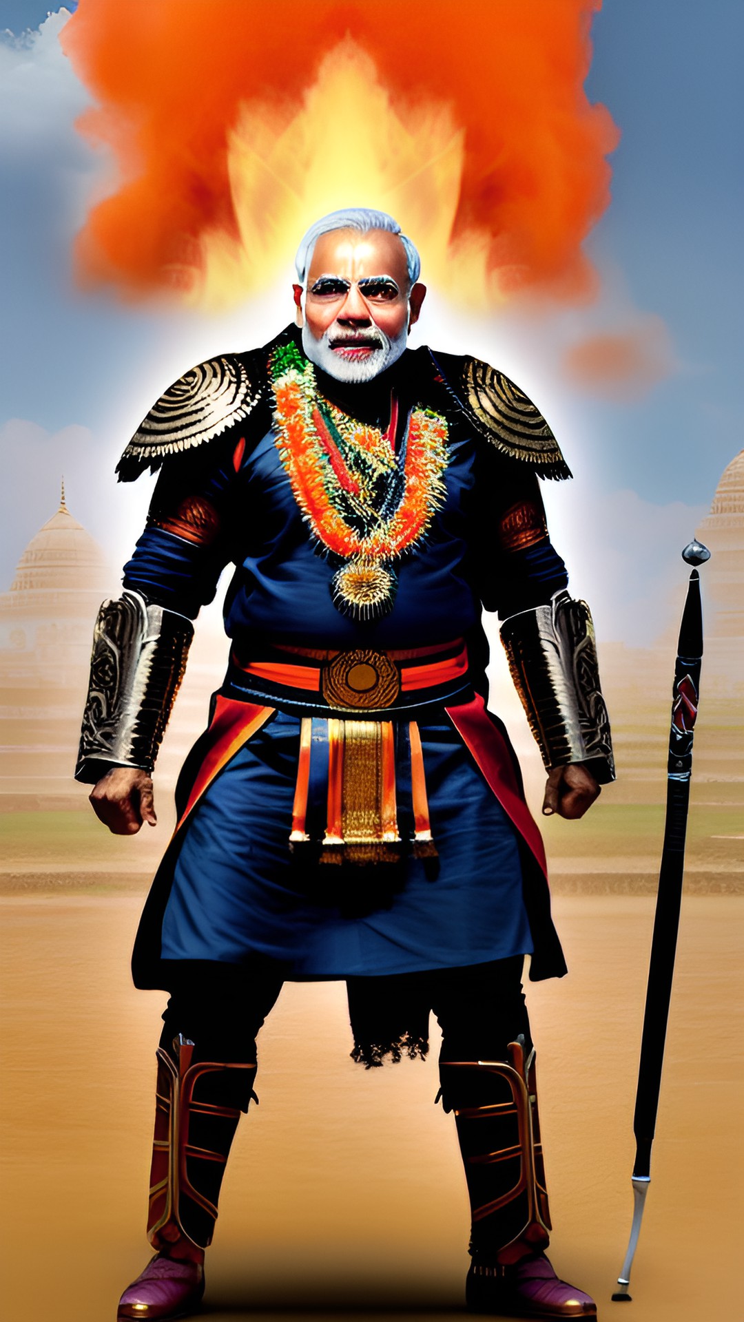 narendra modi as warrior preview