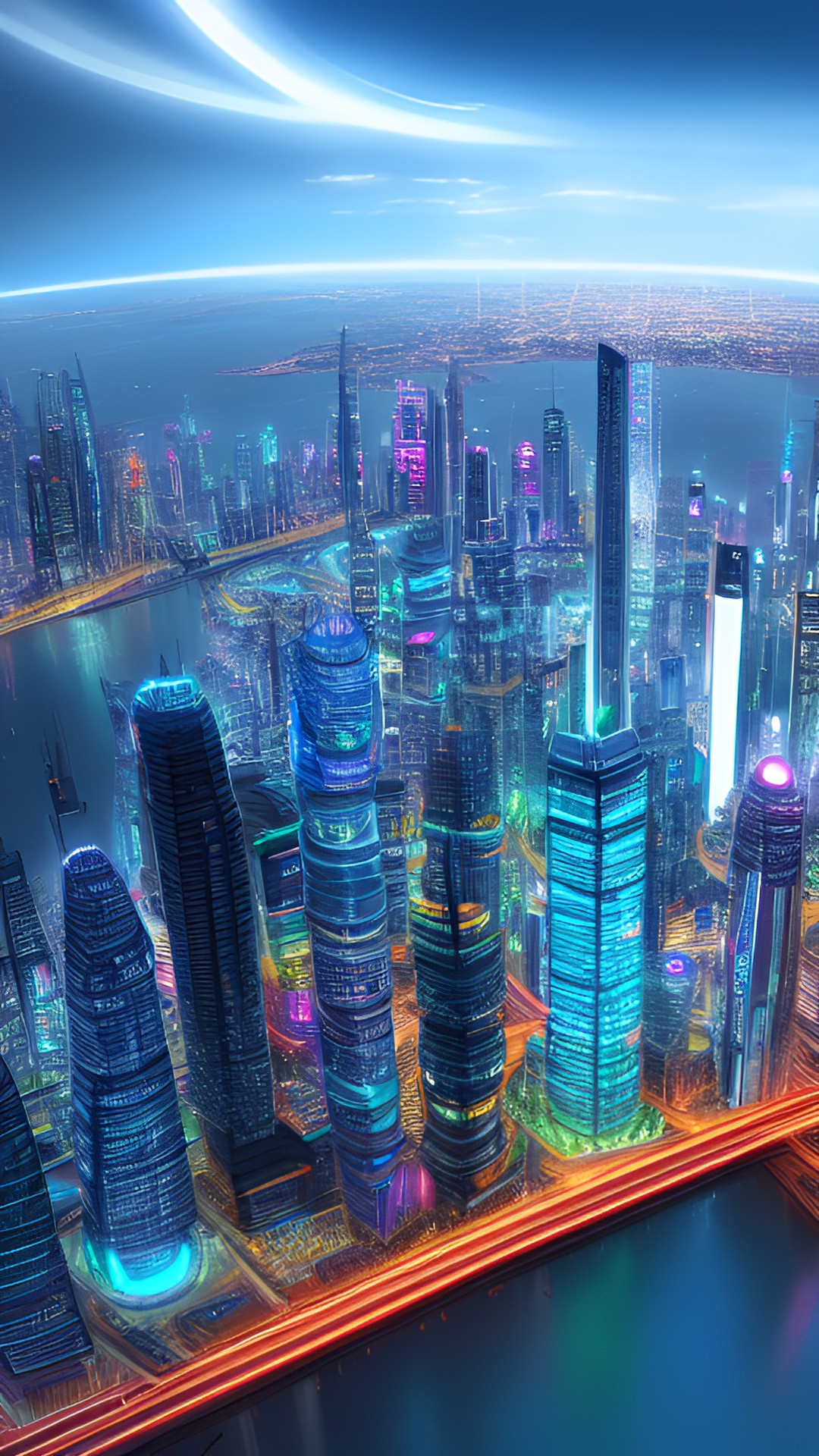 futuristic city preview