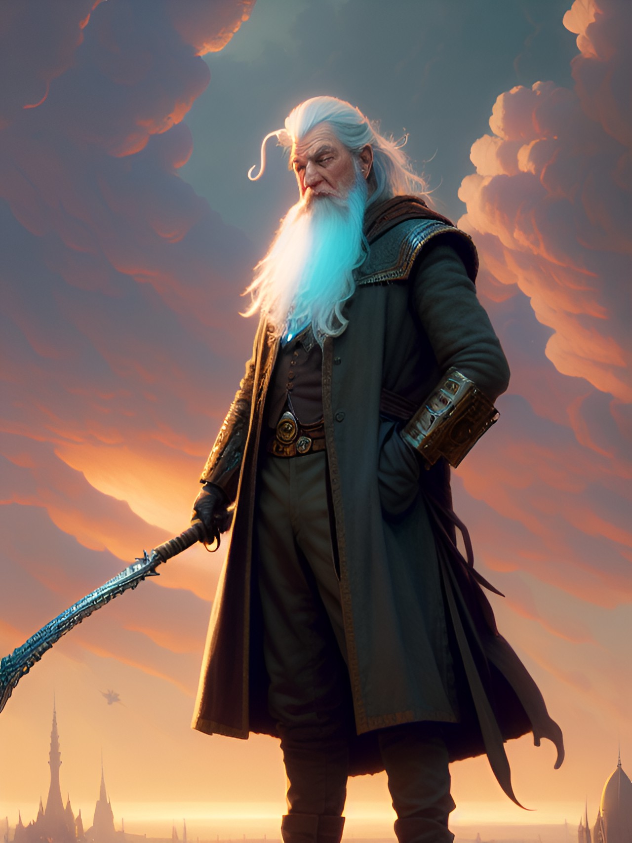 steampunk gandalf preview