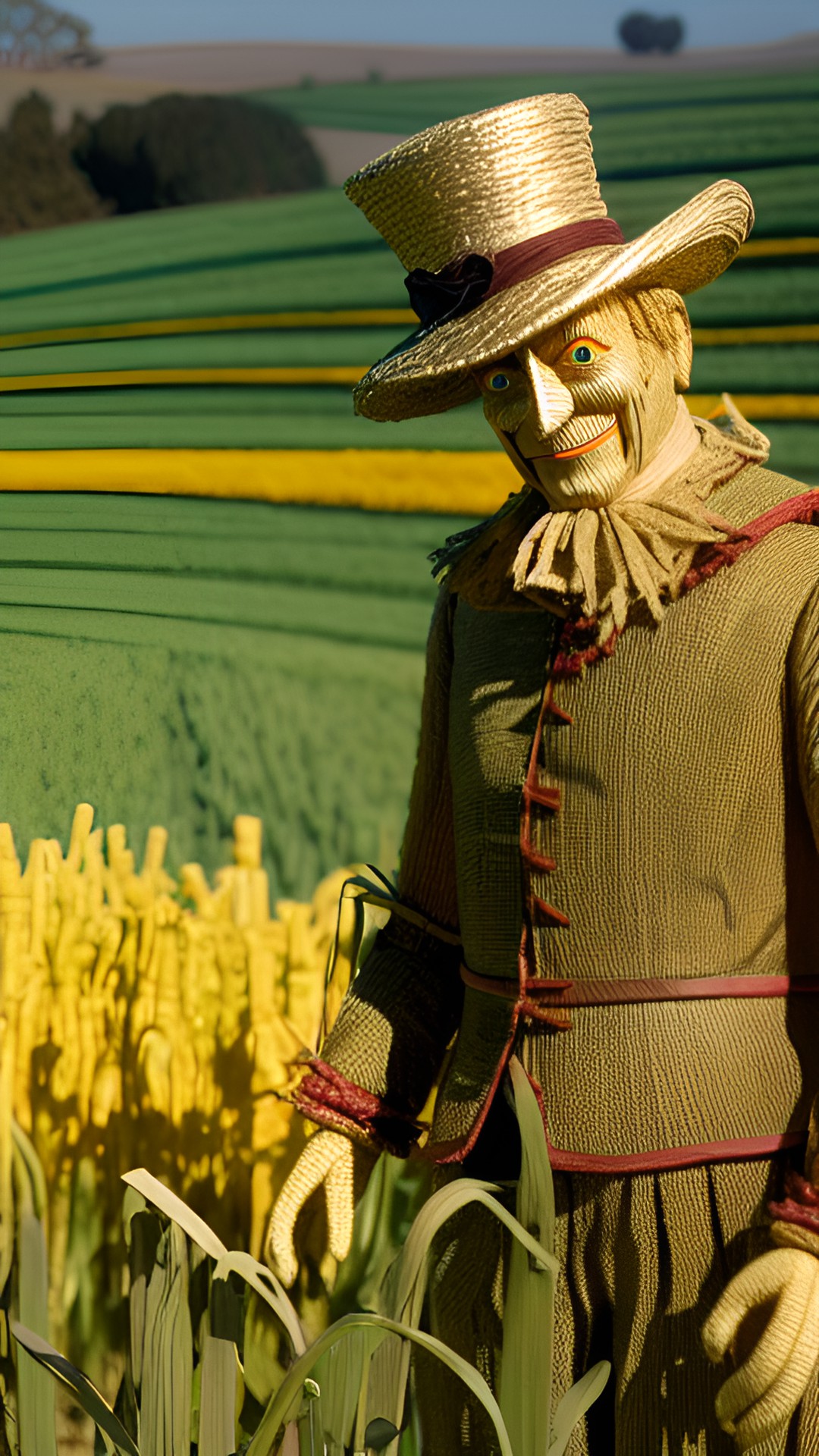 The Straw Empire - the straw man of oz. 3d. 18k definition. hyper realistic and defined. cinematic quality. preview