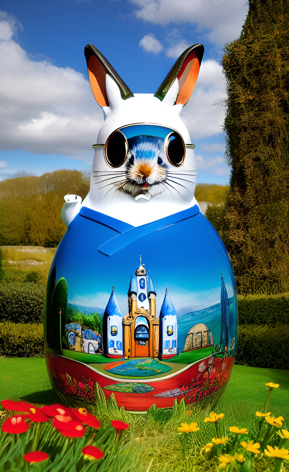 beatrix potter's world in the style of salvador dalí by pauline baynes preview