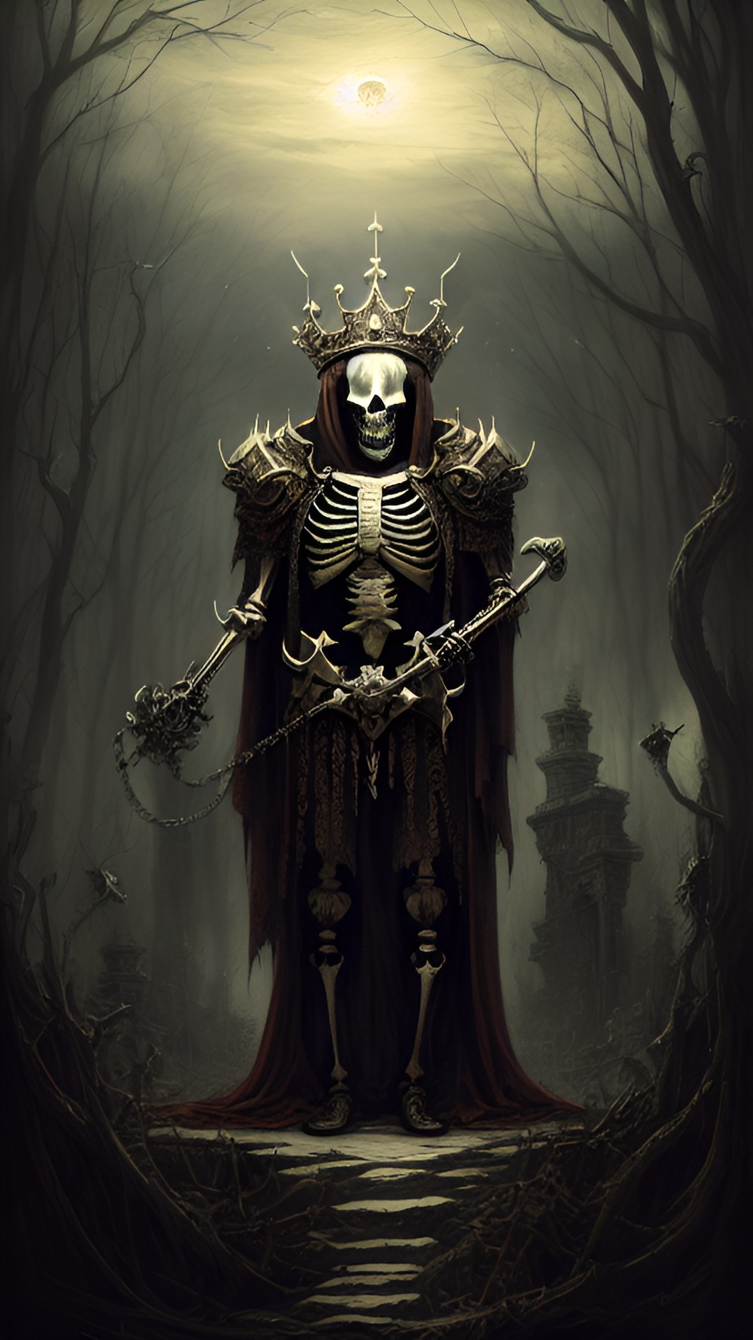 a skeleton king of the underworld preview